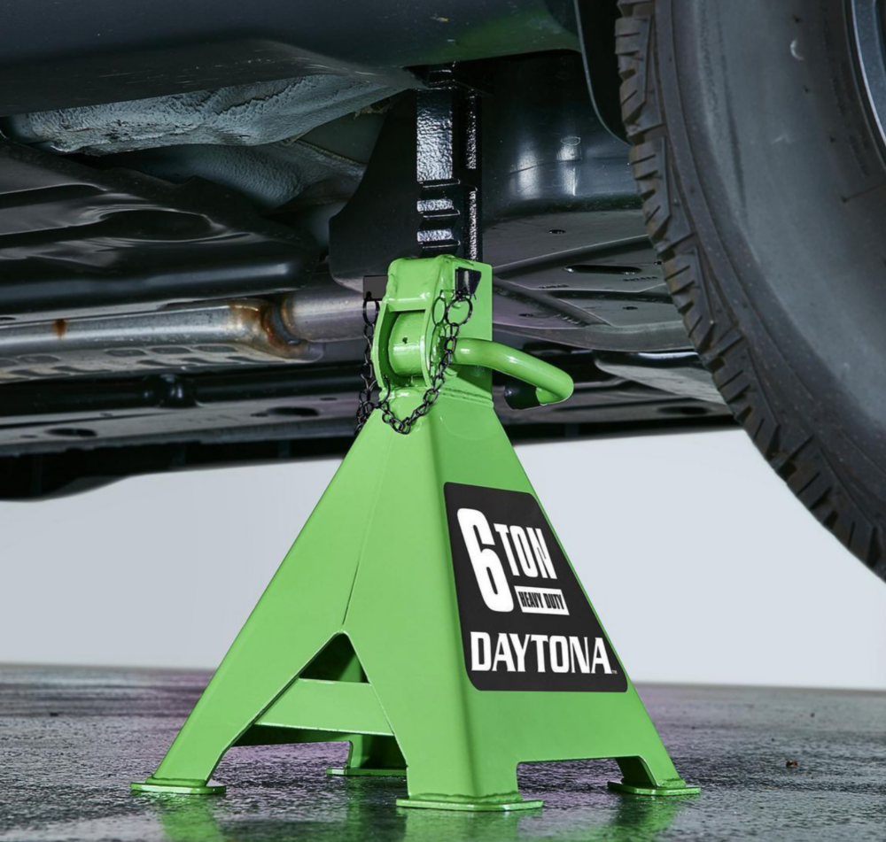 Daytona 6-Ton Heavy Duty Ratcheting Jack Stands for $59.99
